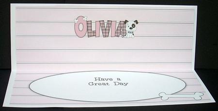 Patch the Dog Olivia Large Dl Insert by Joyce Watson