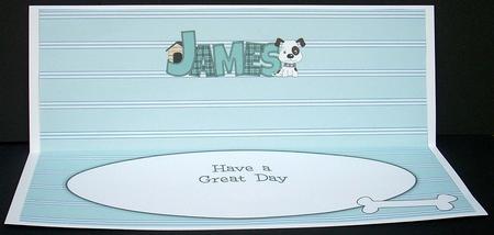 Patch the Dog James Large Dl Insert by Joyce Watson