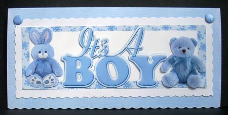 Blue Cuddly Toys for a Baby Boy Dl by Joyce Watson