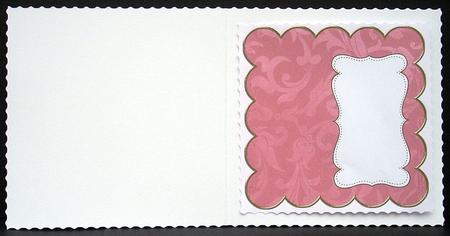 Dred Aged Scrolls Plain 8in Scallop Insert Panel by Joyce Watson