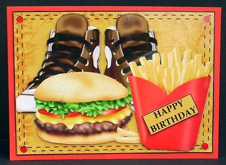 Sneakers and Fast Food 1 by Joyce Watson