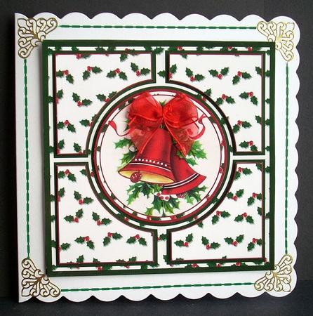 Christmas Bells Green Architects Quad 8in Cf Kit by Joyce Watson