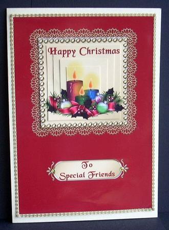 Christmas Candles - Special Friends by Joyce Watson
