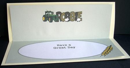 Country Life Robbie Large Dl Insert by Joyce Watson