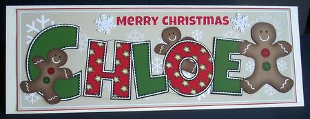 Gingerbread Men Chloe Large Dl by Joyce Watson