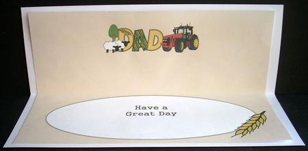 Country Life Dad Large Dl Insert by Joyce Watson