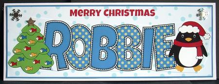Eddie the Penguin Robbie Large Dl by Joyce Watson