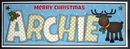 Rudolf the Red Nose Reindeer Archie Large Dl by Joyce Watson