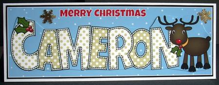 Rudolf the Red Nose Reindeer Cameron Large Dl by Joyce Watson