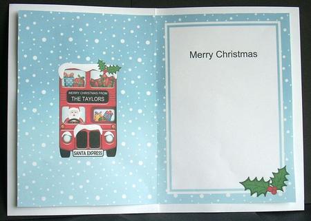 Xmas Santa Express Taylors Matching Insert by Joyce Watson