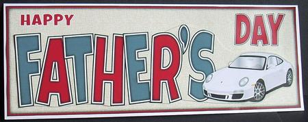 Fathers Day Porsche Large Dl by Joyce Watson