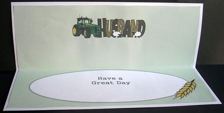 Country Life Husband Large Dl Insert by Joyce Watson