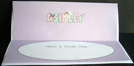 Little Fairy Ashley Large Dl Insert by Joyce Watson