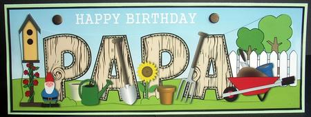 Gardening Papa Large Dl by Joyce Watson