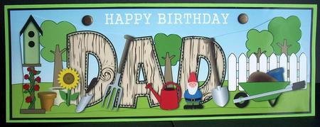 Gardening Dad Large Dl by Joyce Watson
