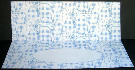 Blue Baby Large Dl Insert by Joyce Watson