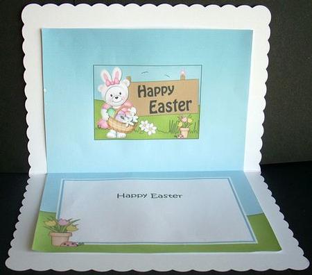 5x7 Teddy Tess Easter Matching Insert by Joyce Watson