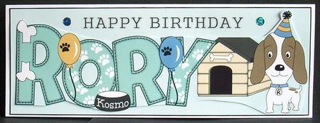 Kosmo the Dog Rory Large Dl by Joyce Watson