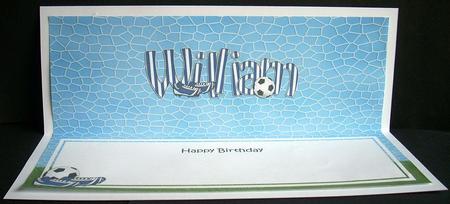 Happy Birthday William Matching Large Dl Insert by Joyce Watson