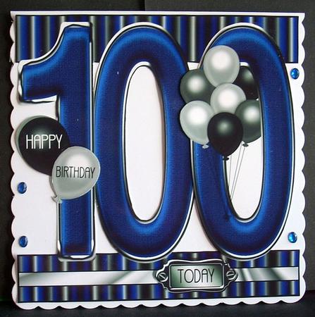 I Card Front Age 100 Male by Joyce Watson