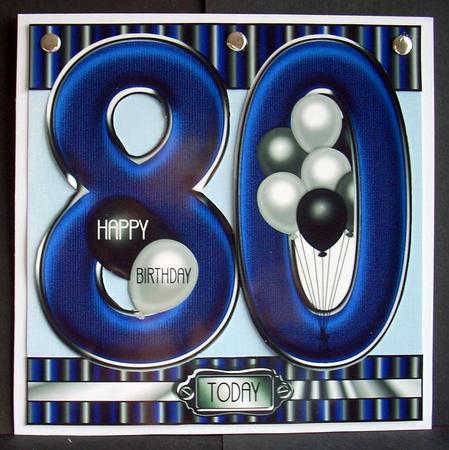 I Card Front Age 80 Male by Joyce Watson