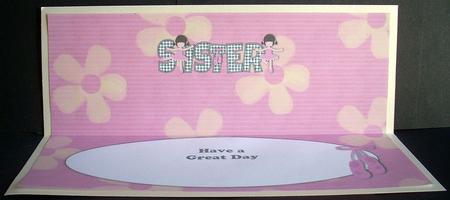 Ballerinas Sister Large Dl Insert by Joyce Watson