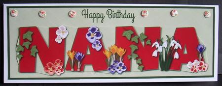 Flowers Nana Large Dl by Joyce Watson