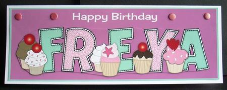Cupcakes Freya Large Dl by Joyce Watson