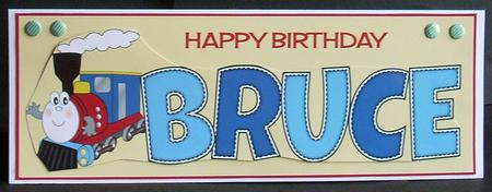 Terry the Train Bruce Large Dl by Joyce Watson