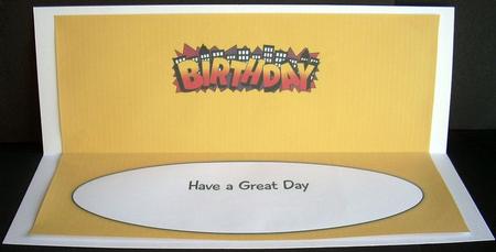 Urban Art Birthday Large Dl Insert by Joyce Watson