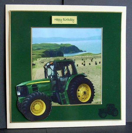 Tractor Out of the Frame by Joyce Watson
