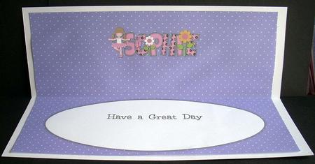 Ballerina Sophie Large Dl Insert by Joyce Watson