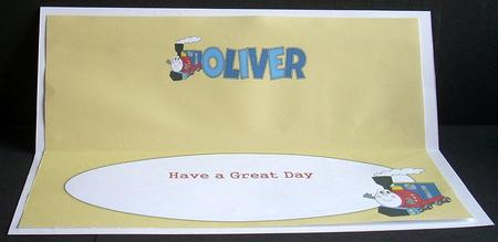 Terry the Train Oliver Large Dl Insert by Joyce Watson