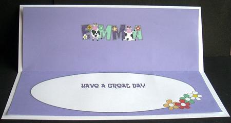 Mad Cows Emma Large Dl Insert by Joyce Watson