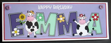 Mad Cows Emma Large Dl by Joyce Watson
