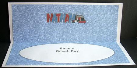 Truck Nathan Large Dl Insert by Joyce Watson