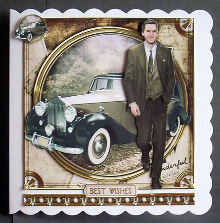 Art Deco Man Antonio (brown) Mini Kit by Joyce Watson