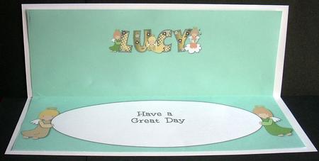 Little Angels Lucy Large Dl Insert by Joyce Watson