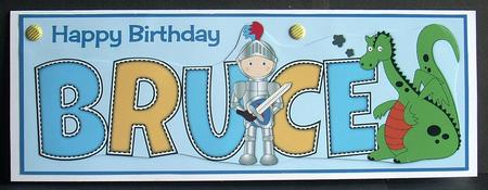 Little Knight Bruce Large Dl by Joyce Watson