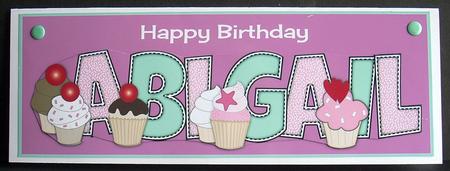 Cupcakes Abigail Large Dl by Joyce Watson