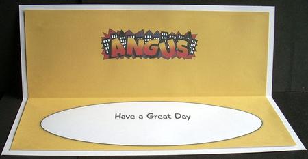 Urban Art Angus Large Dl Insert by Joyce Watson