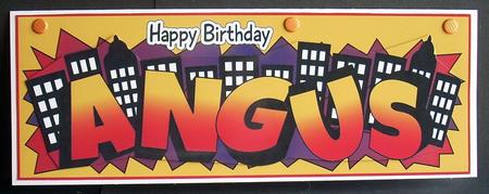 Urban Art Angus Large Dl by Joyce Watson