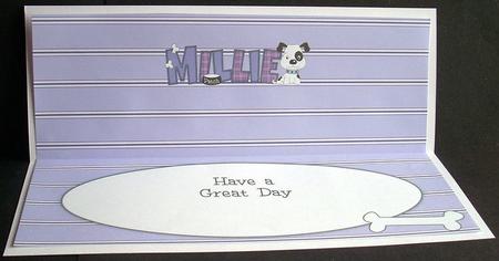 Patch the Dog Millie Large Dl 2 Insert by Joyce Watson