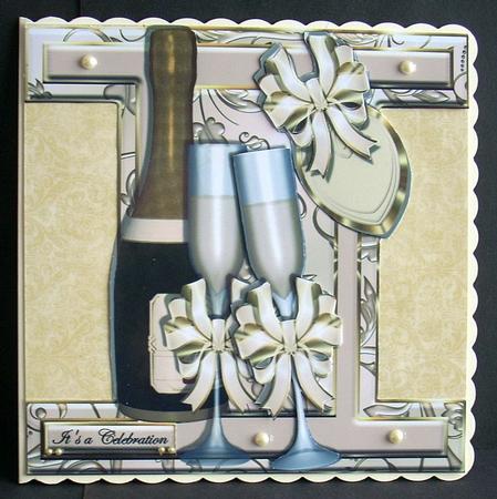 I Card Front - Celebration by Joyce Watson