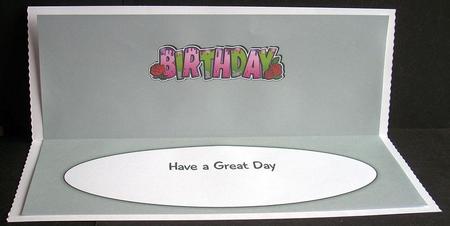 Graffiti for Girls Birthday Large Dl Insert by Joyce Watson