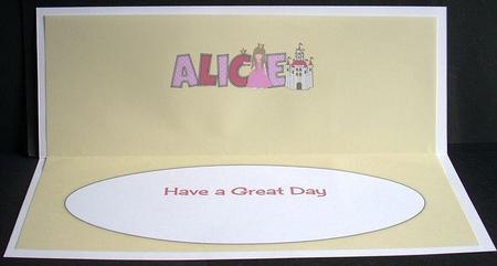 Little Princess Alice Large Dl Insert by Joyce Watson