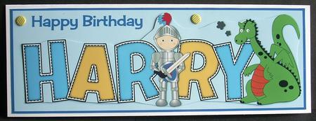 Little Knight Harry Large Dl by Joyce Watson