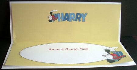 Terry the Train Harry Large Dl Insert by Joyce Watson