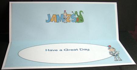 Little Knight James Large Dl Insert by Joyce Watson