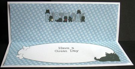 Black Jazz and Friends Birthday Large Dl Insert by Joyce Watson